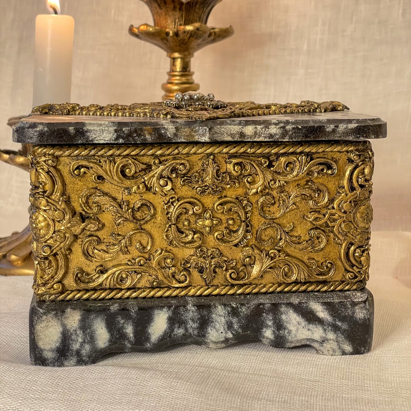 Coffret à Bijoux « Marbre impérial »